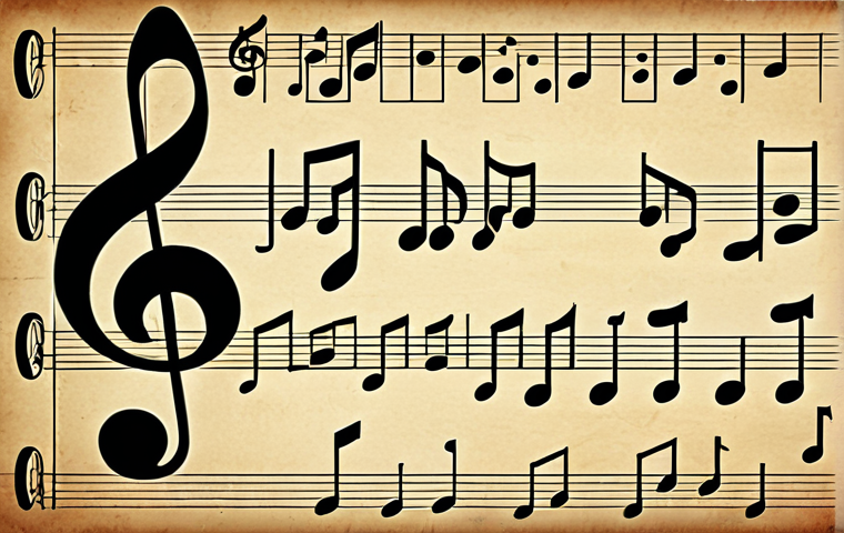 **

"Musical notes (A, B, C, D, E, F, G) on a staff with a major scale (C-D-E-F-G-A-B-C) highlighted. Upbeat, cheerful visual style."

**